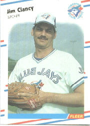 1988 Fleer Baseball Cards      106     Jim Clancy